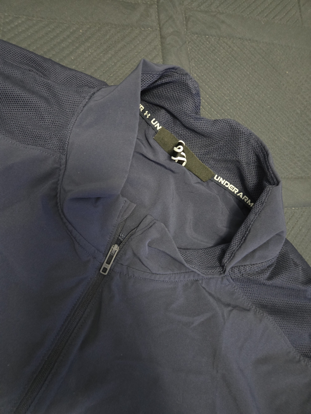 Under Armour Men's Navy Performance Full-Zip Training Jacket